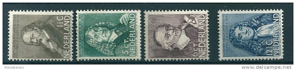 Netherlands 1937 SG 469-72 MM - Unused Stamps