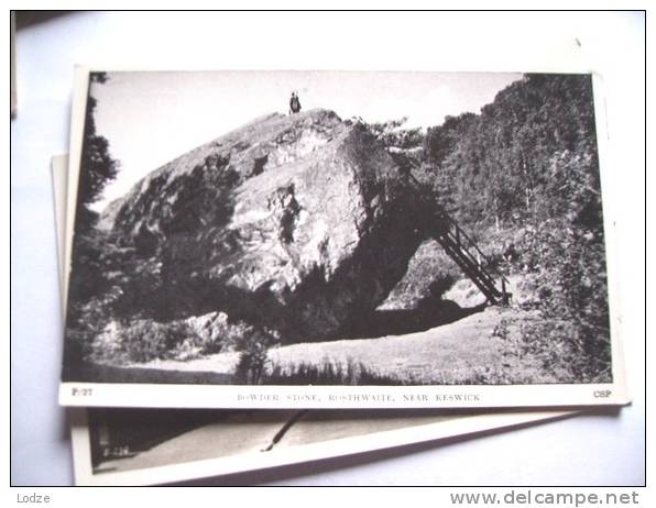 Engeland England Cumbria Keswick Bowder Stone - Borrowdale