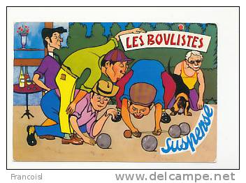 Humour La Pétanque. 1981. "Suspense" CIM - Bowls