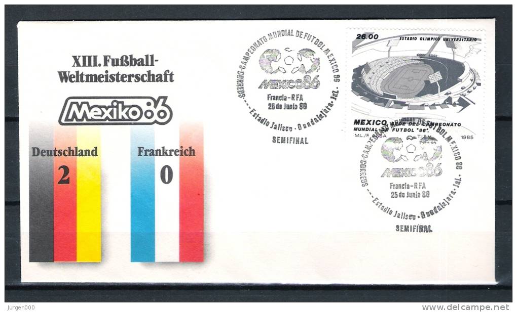 MEXICO, 25/06/1986 Campeonato Mundial De Futbol Mexico (GA4786) - 1986 – Mexico