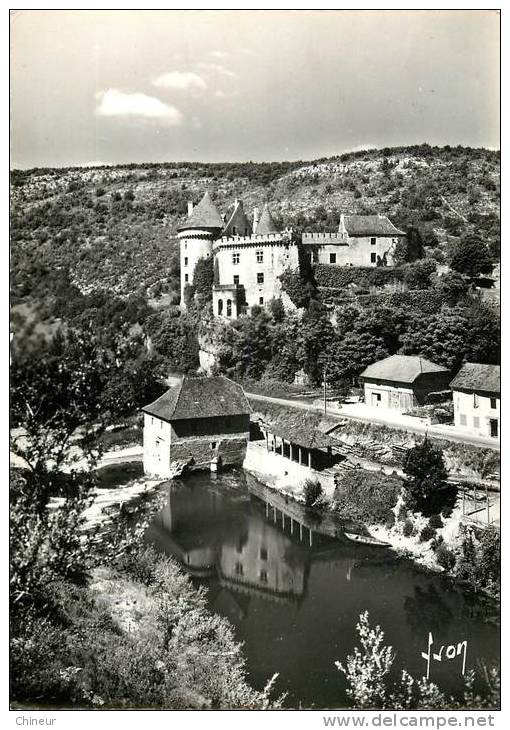 CABRERETS LE CHATEAU ET LE MOULIN AU BORD DU CELE - Autres & Non Classés