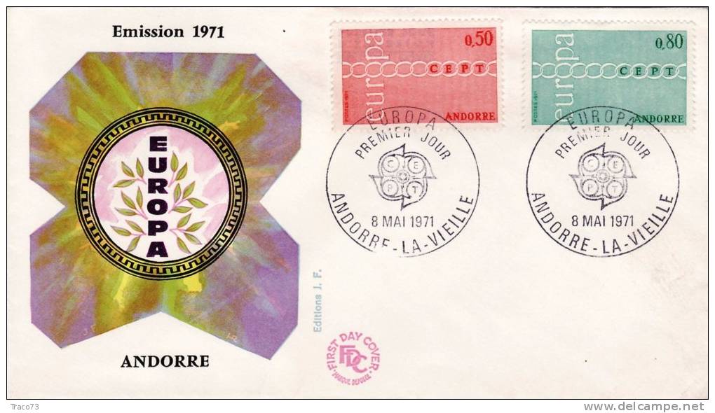 ANDORRE  /  First Day Cover _  Busta Primo Giorno - Commemorative_ Commemorativa - Covers & Documents