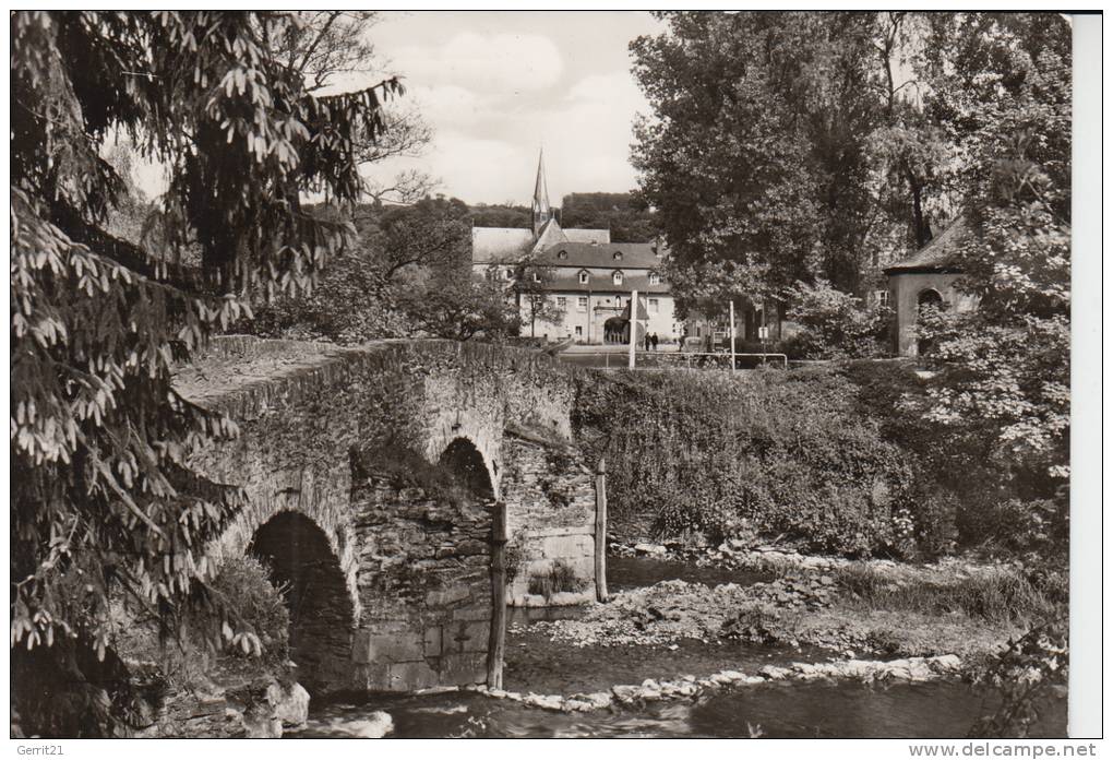 5238 HACHENBURG - MARIENSTATT, Zisterzienser-Abtei, Blick V.d. Brücke - Hachenburg