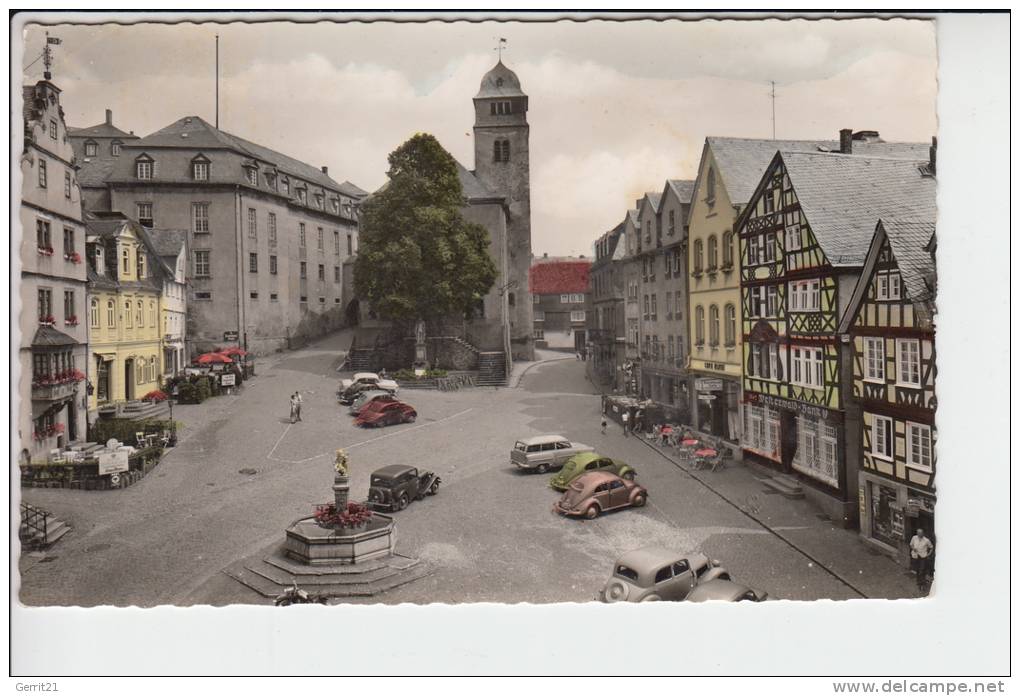 5238 HACHENBURG, Alter Markt 1956 - Hachenburg