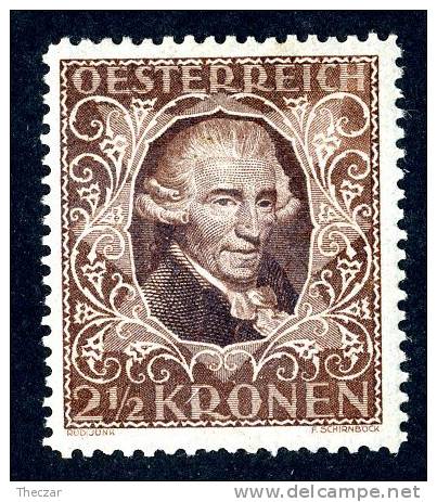 1922  AUSTRIA   Mi.Nr.418A / Sc B50a   Mnh** ( 157 ) - Nuovi