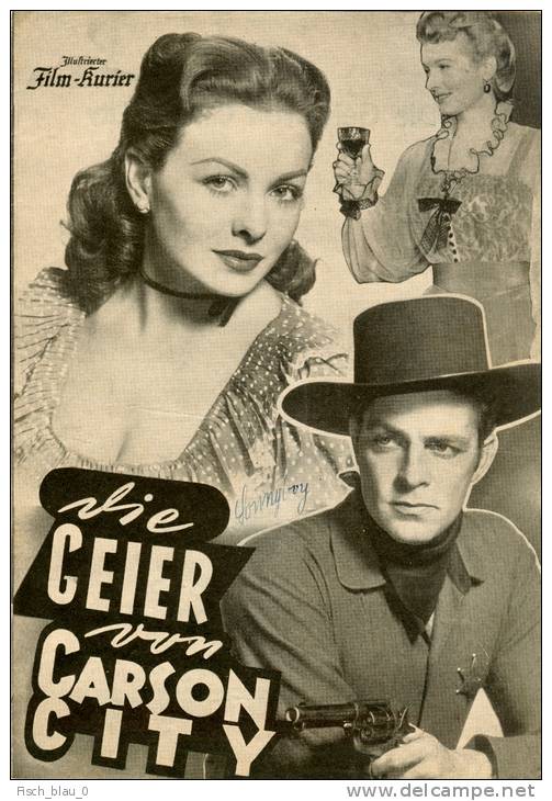 IFK 2144 Die Geier Von Carson City 1955 City Of Bad Men Western Jeanne Crain - Magazines