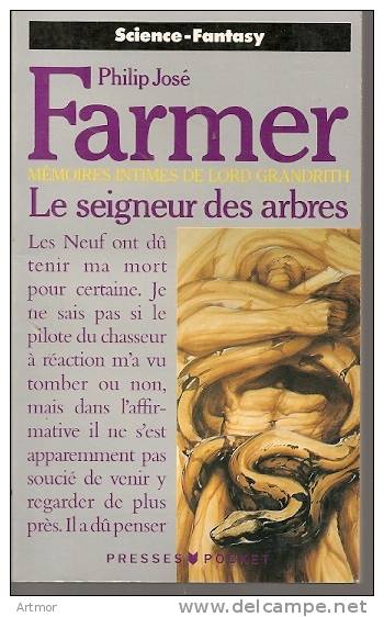 PRESSES POCKETT N° 5358 - EO 89 - FARMER - LE SEIGNEUR DES ARBRES - Presses Pocket