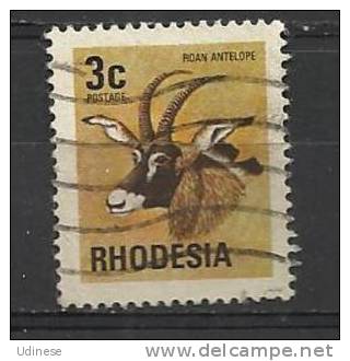RHODESIA 1974 - ANIMAL 3 - USED OBLITERE GESTEMPELT USADO - Rhodesien (1964-1980)