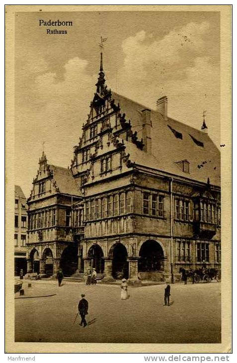 Deutschland - Paderborn - Rathaus -1923 - Paderborn