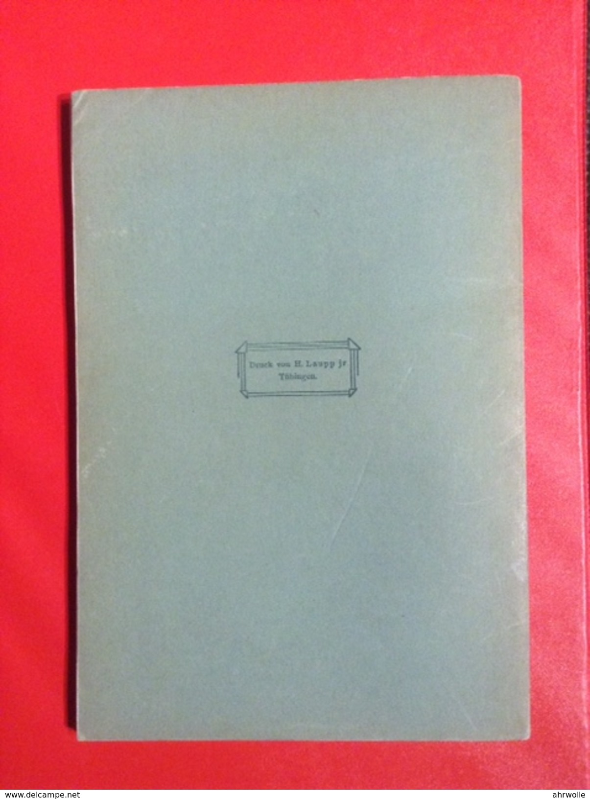 Heft Austritt Und Ausstoßung Aus Dem Staatsverband Württemberg Tübingen 1912 - 4. Neuzeit (1789-1914)