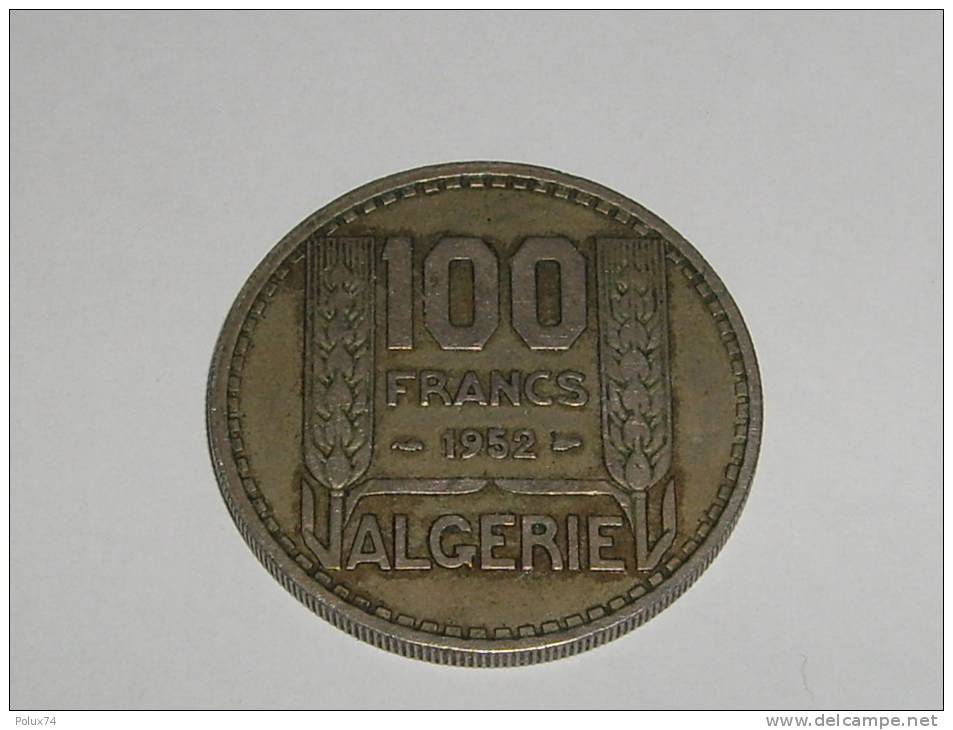 100 Francs 1952 Algerie Francaise - Algeria