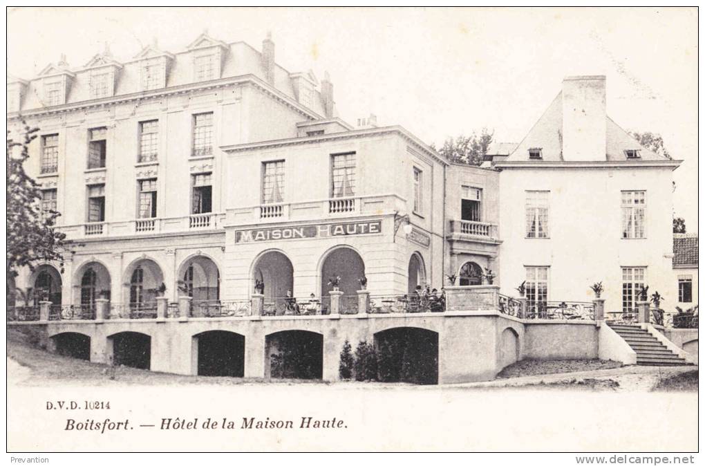 BOITSFORT - Hôtel De La Maison Haute - Superbe Carte - Watermael-Boitsfort - Watermaal-Bosvoorde