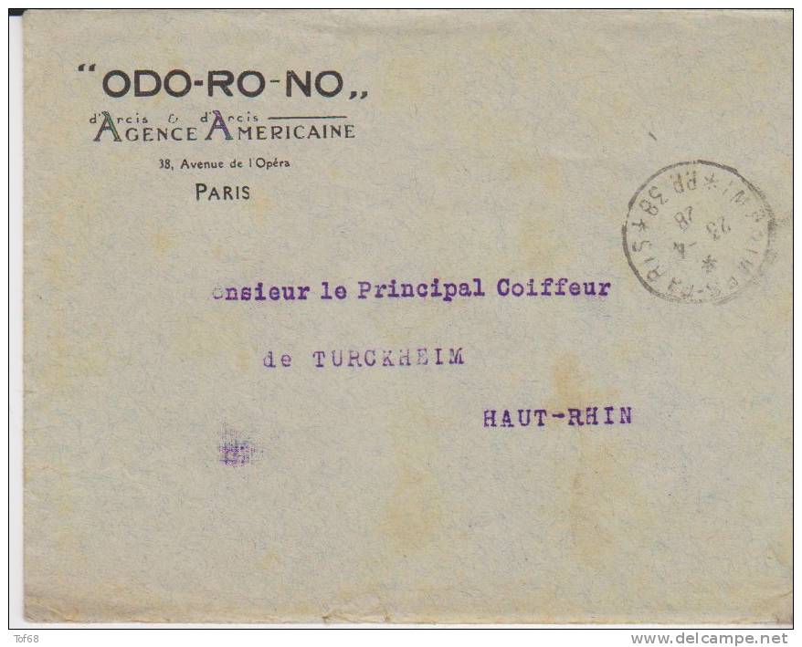 ODO-RO-NO Eau De Toilette Paris 1928 - Chemist's (drugstore) & Perfumery