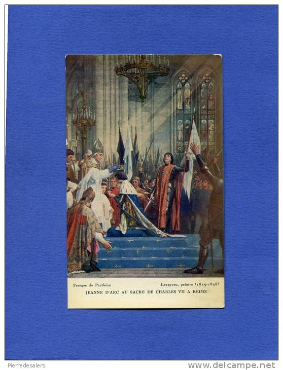 NCI - Hémoglobine DESCHIENS - Sacre De Charles VII à REIMS Par Lenepveu - Jeanne D´Arc - Pharmacie - Geschiedenis