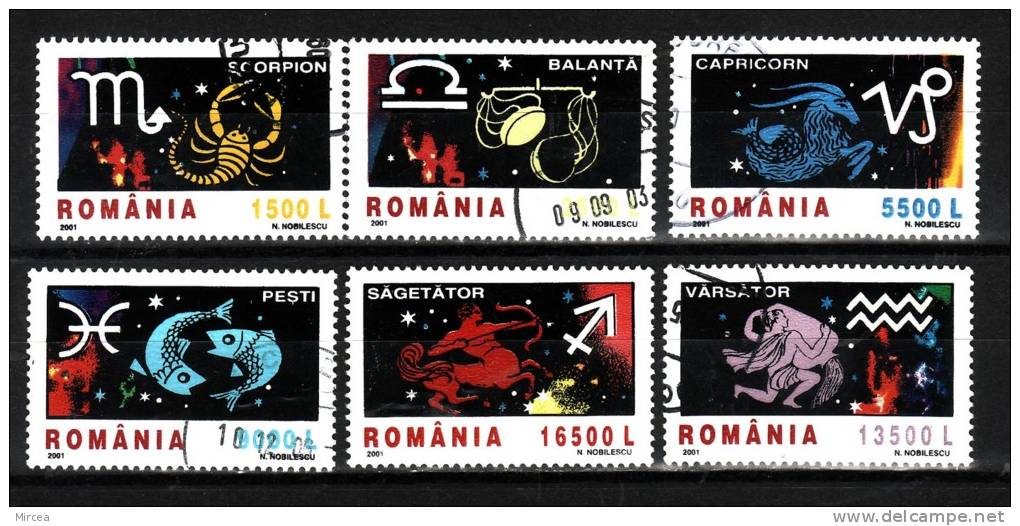 Roumanie 2002  Yv. No. 4729-34 ,  Serie Complete ,   Oblitere - Usado