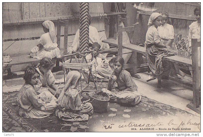 Algérie - Travail Enfants - Tissage Métier - Kinderen