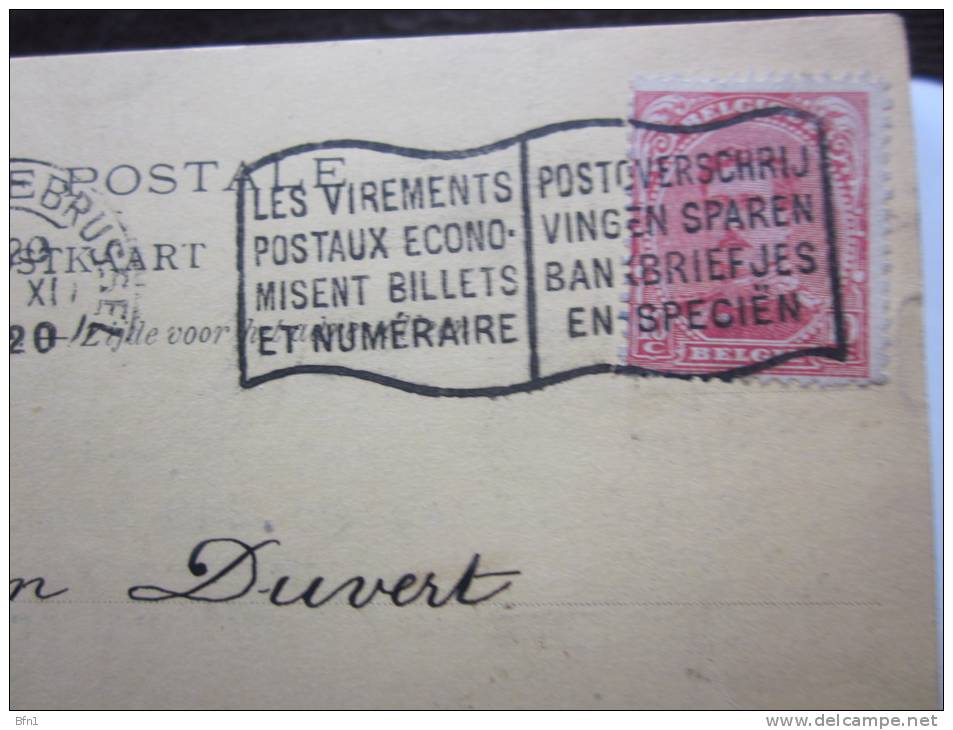 SELGIQUE  1920- VOIR PHOTOS - Lettres & Documents