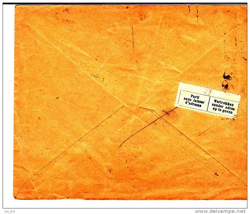 N°193 ANTWERPEN 6-22.1.28 S/l.publicitaire-griffes Rebut Et Retour. - Cartas & Documentos