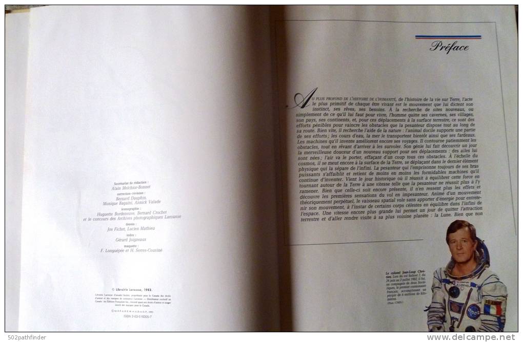 La Conquête De L'Espace -200 Ans D'histoire - (M-H Reynaud) Larousse RTL édition 1983 Préface J-L.Chrétien .MCP+L'Offset - Astronomía