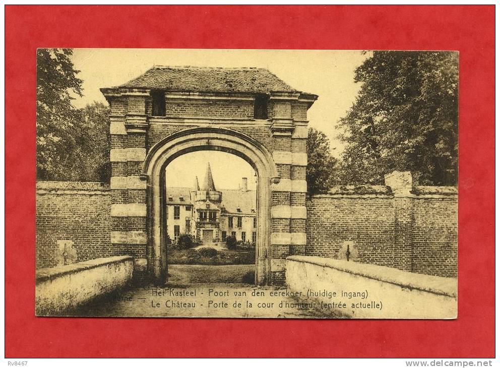 * BELGIQUE-LAERNE-Le Château-Porte De La Cour D´honneur(entre Actuelle) - Laarne