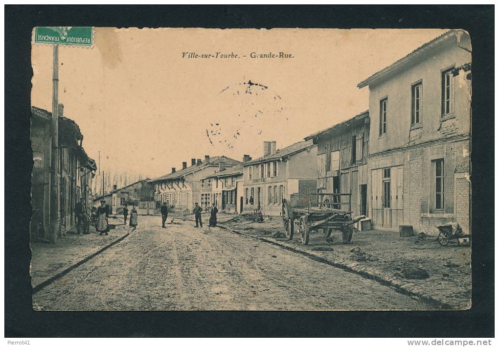 VILLE SUR TOURBE - Grande Rue - Ville-sur-Tourbe