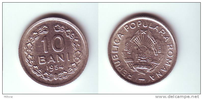 Romania 10 Bani 1954 - Rumänien