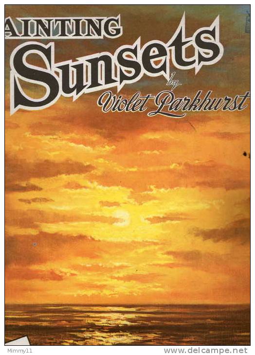 DIPINGERE - Dalla California.......compresa Traduzione In Italiano -Sunsets Dipingere I Tramonti - W.Foster....n°101 - Autres & Non Classés