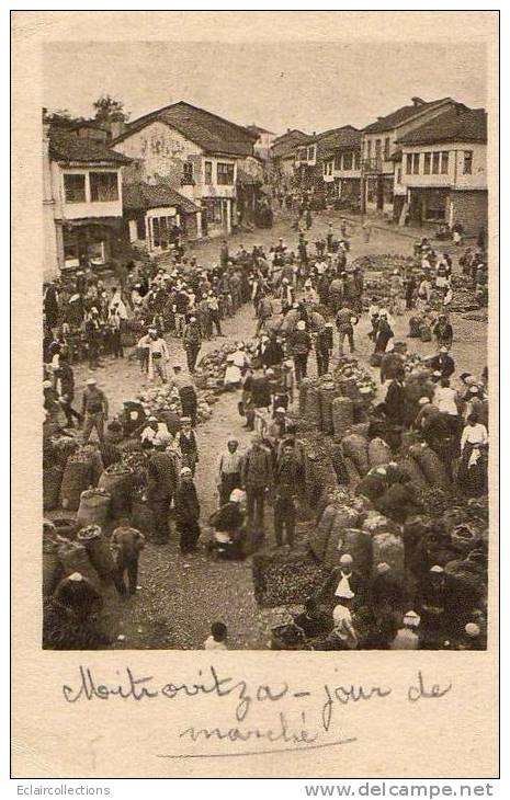 Kossovo   Mitrovica  Mitrovitza  Jour De Marché - Kosovo