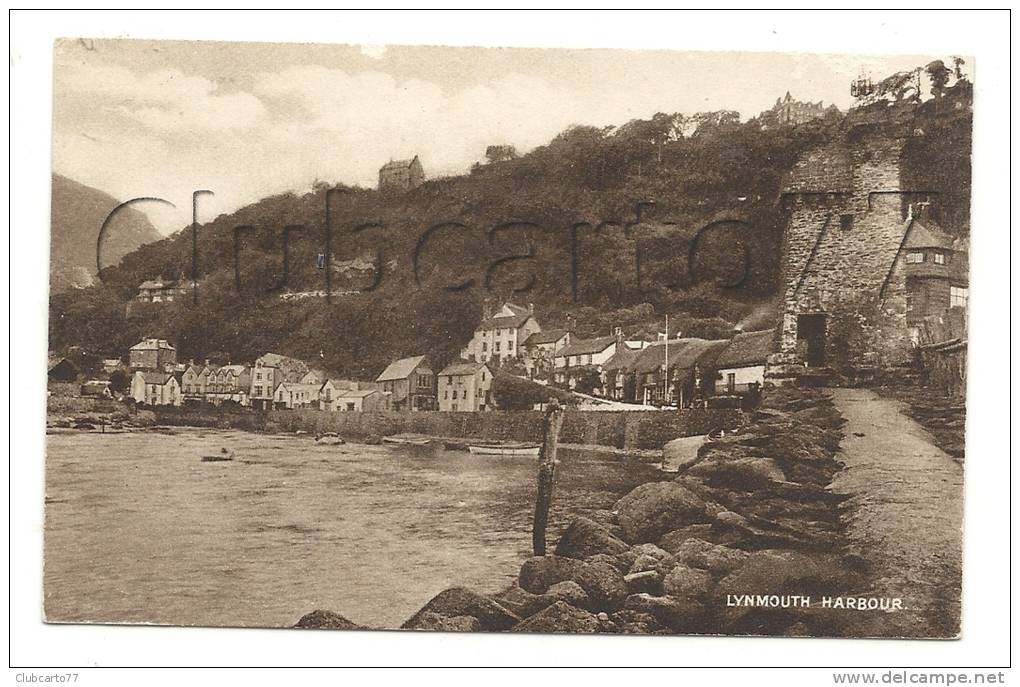 Lynmouth (Royaume-Uni, Devon) :The Harbour In 1910. - Lynmouth & Lynton