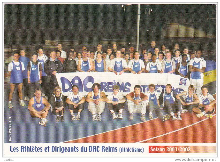 Les Athlètes Et Dirigeants Du DAC Reims (Athlétisme)  - Saison 2001/2002 - Atletiek