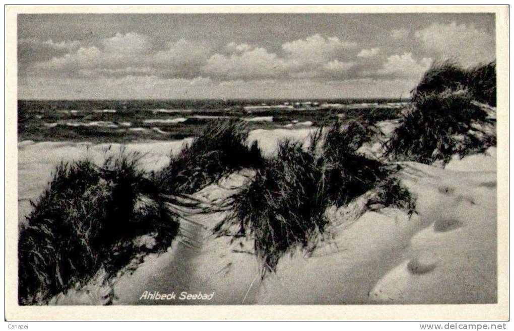 AK Ahlbeck, Seebad, Gel 1952 - Usedom