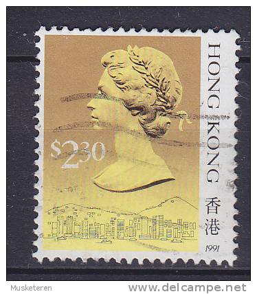 ## Hong Kong 1991 Mi. 610     2.30 $ Königin Queen Elizabeth II. (Jahreszahl 1991) - Used Stamps