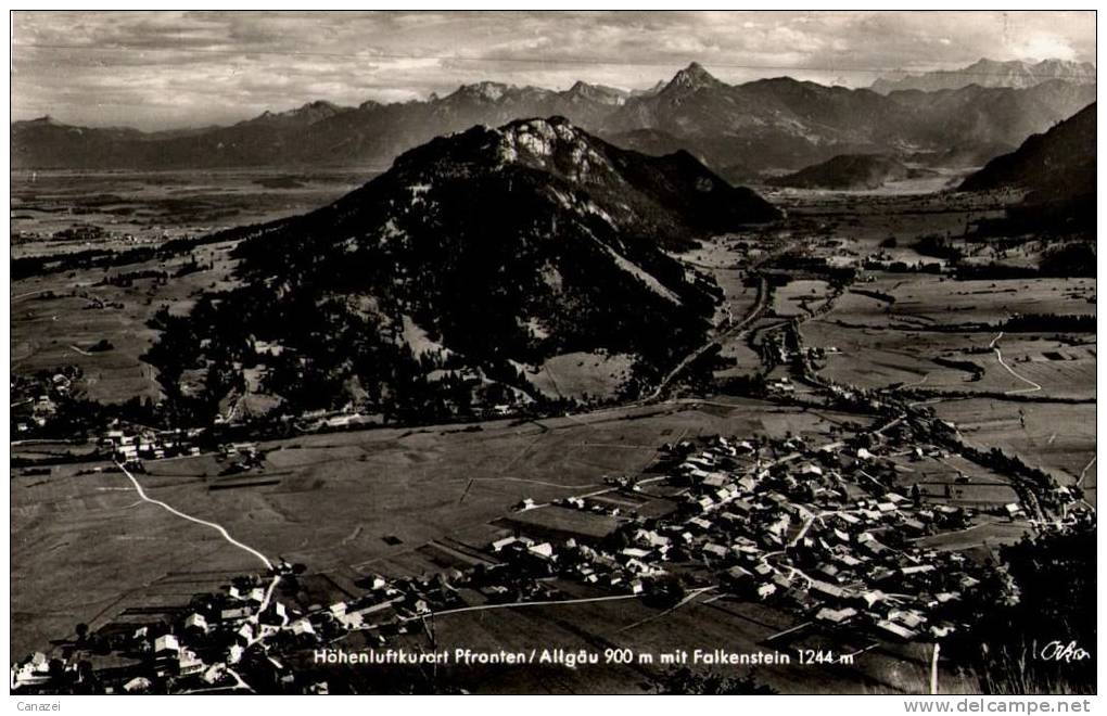 AK Pfronten/Allgäu Mit Falkenstein, Gel Um 1955 - Pfronten