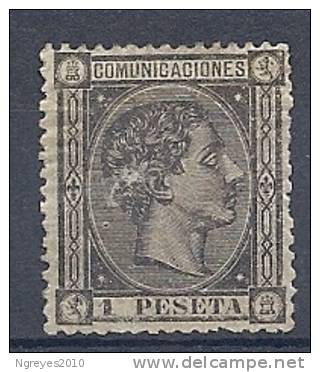 ESP0218 ALFONSO XII EDIFIL Nº 169 (CAT. 225 €) CON DEFECTO - Usados