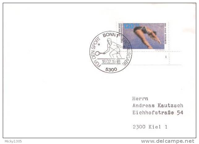 Germany - Mi-Nr 1355 FDC (o418)- - 1981-1990