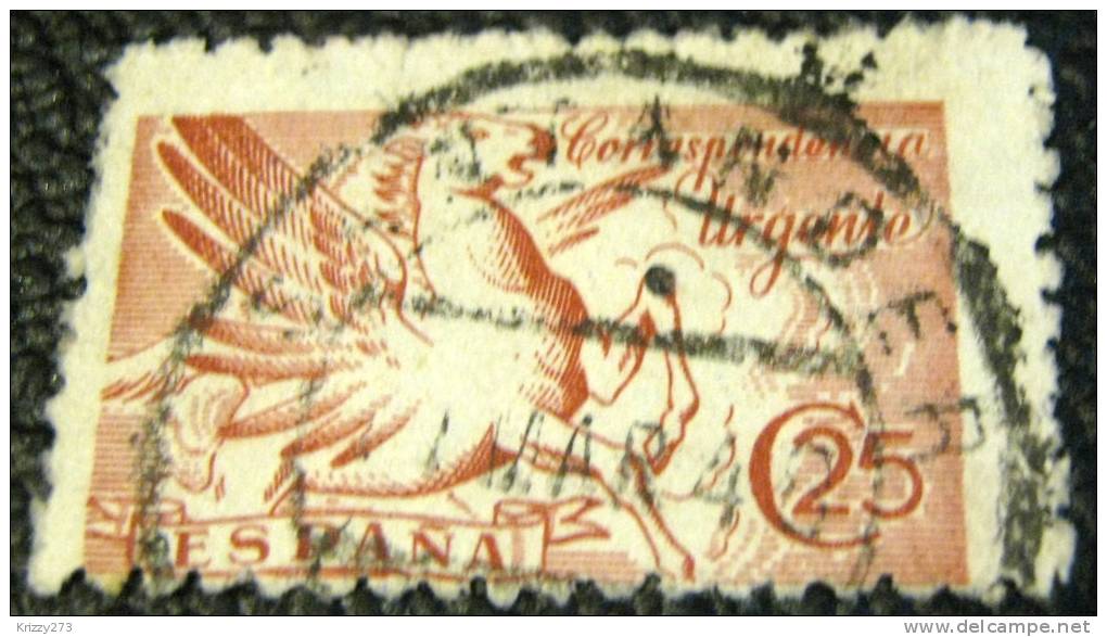 Spain 1939 Express Letter Pegasus 25c - Used - Eilbriefmarken