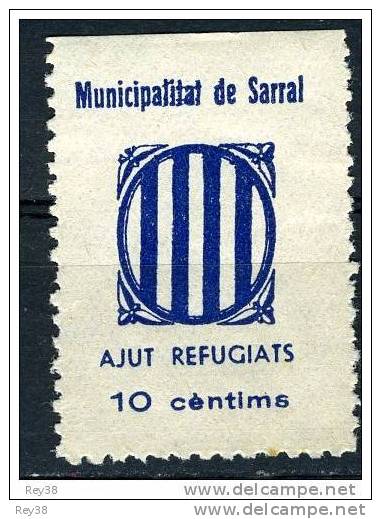 GUERRA CIVIL, ZONA REPUBLICANA** SARRAL (TARRAGONA) - Republican Issues