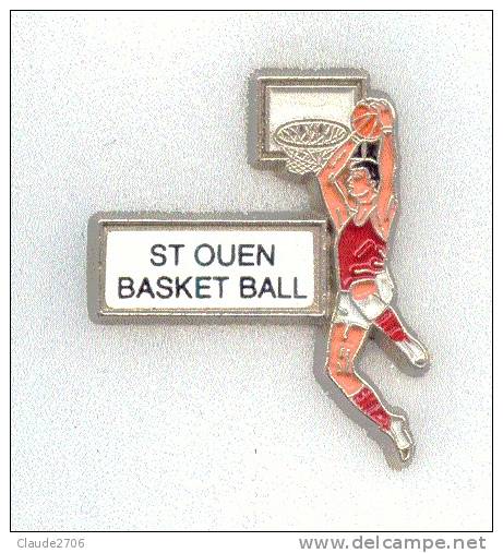 Rare Pin´s Basketball Saint Ouen - Basketball