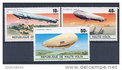 HAUTE VOLTA 385/87 & PA205/07 Oblitéré Zeppelin - Zeppelin