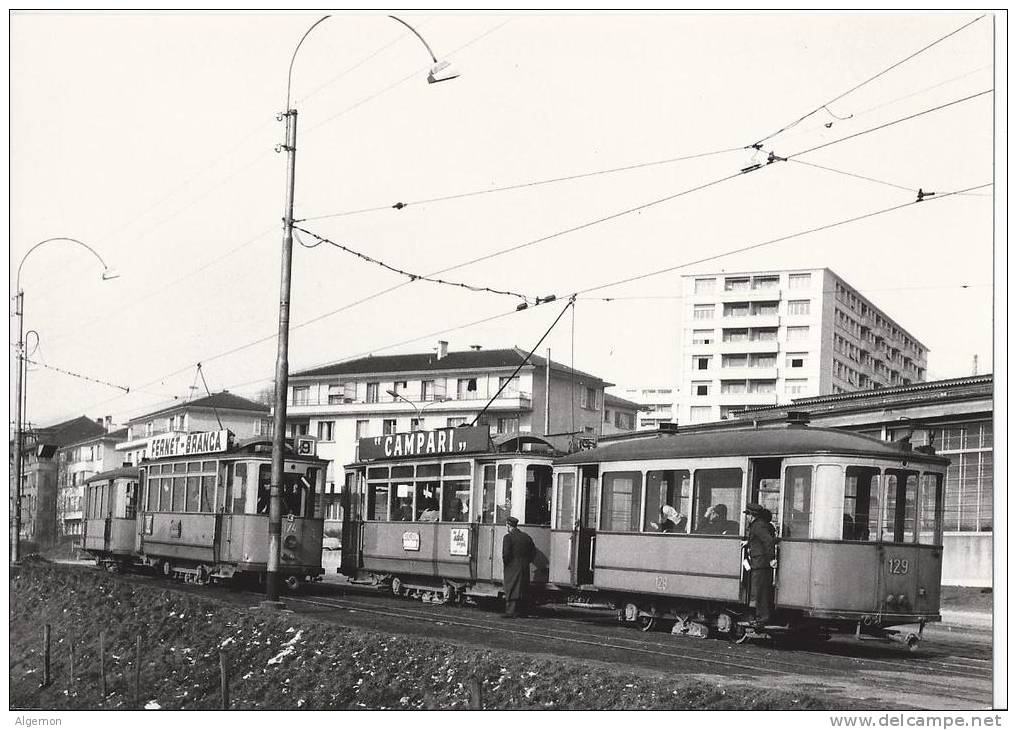 L 590 -  Le Tram Sur La Ligne De Renens Croisement à Perrelet Edition BVA - Renens