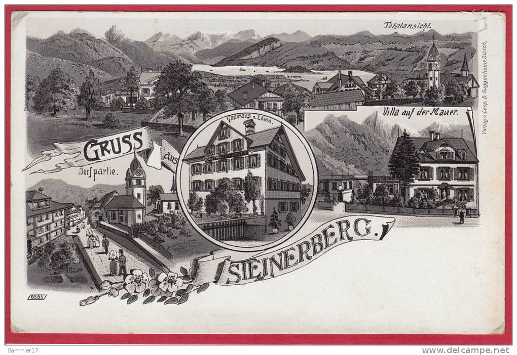 STEINERBERG, LITHO 1897/1905 - Steinerberg