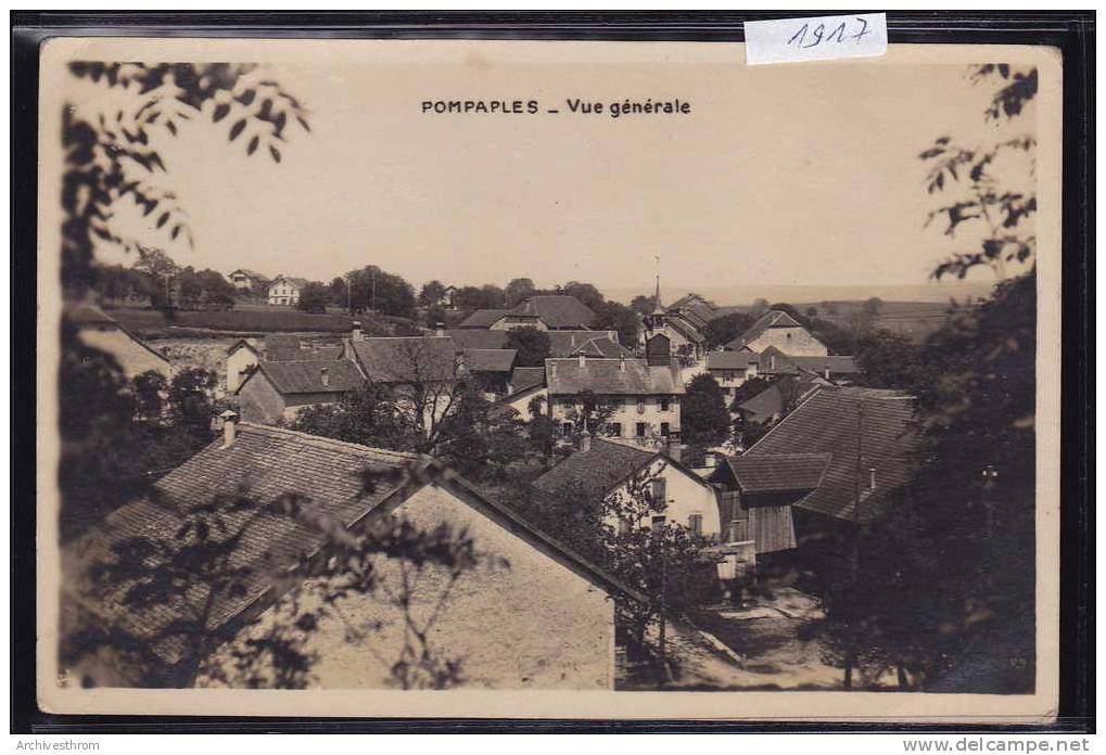 Pompaples, Vue Générale (1917) - Pompaples