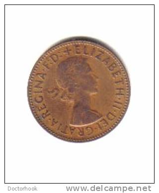 GREAT BRITAIN    1/2  PENNY  1962  (KM# 896) - C. 1/2 Penny