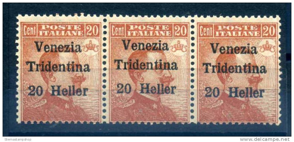 ITALY COL. - TRENTINO, STRIP OF 3 - V6403 - Autres & Non Classés