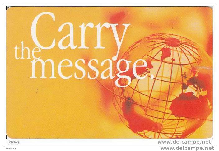 Namibia, NMB-064, Carry The Message, Yellow Globe, 2 Scans. - Namibie