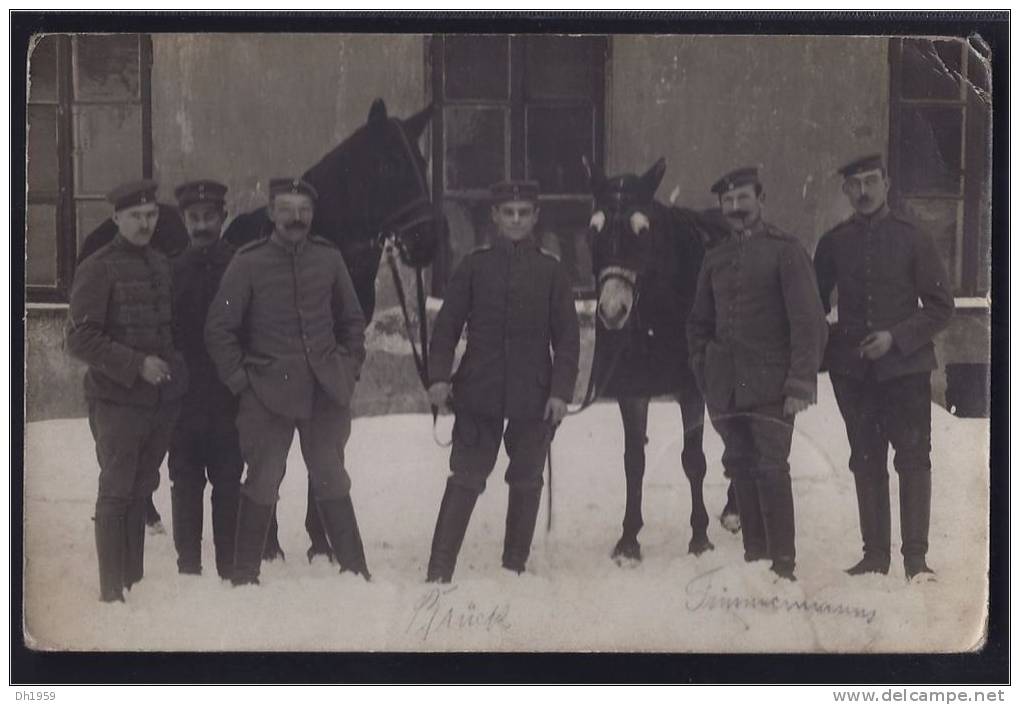 FELDPOST Pour WESTFALEN MILITAIRE ARMEE GUERRE CARTE PHOTO FOTO AK CHEVAL CHEVAUX - Ostpreussen