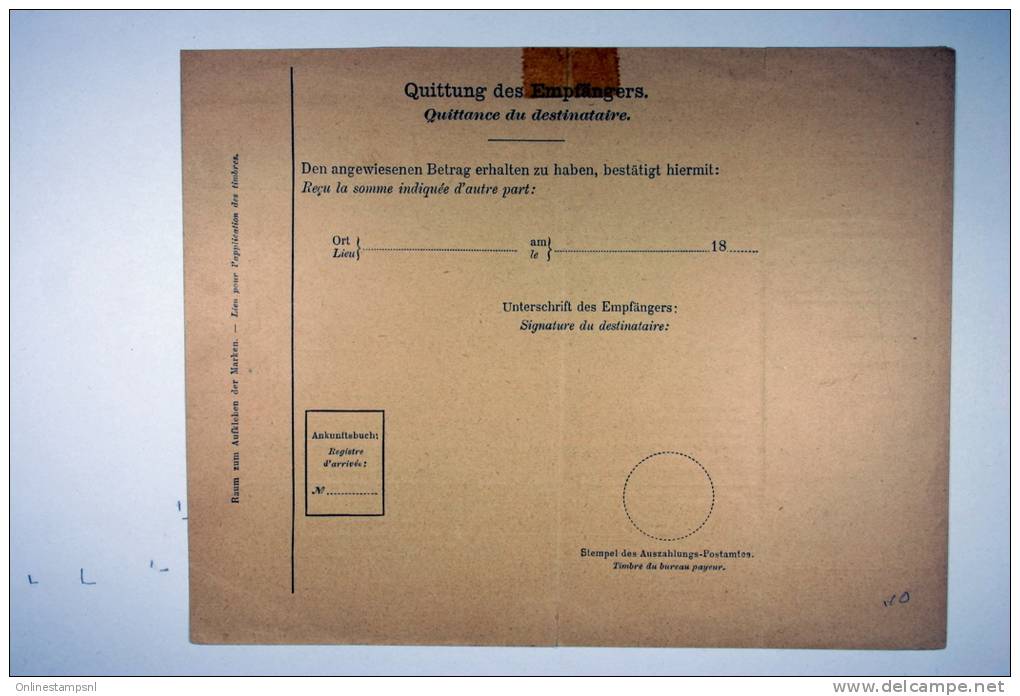 Austria, Internationale Auftrags-Postanweisung - Otros & Sin Clasificación