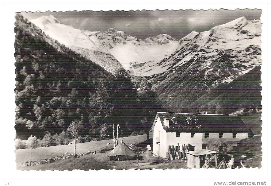 Scoutisme :Colonie Des COEURS VAILLANTS Notre Dame De Talence Près Bagnères De Luchon,Vallée Du Lys, Haute Garonne 1955 - Scoutisme