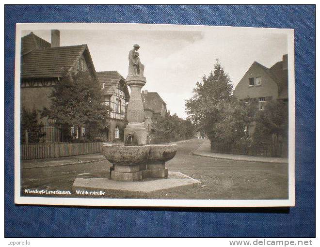 AK LEVERKUSEN WIESDORF Wöhlerstrasse Ca.1940 //  D*5459 - Leverkusen