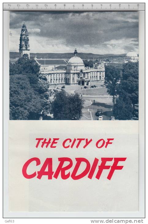 Lot Cardiff - The City Of Cardiff, Easyfind New Map And Sreet Directory For Cardiff... - Europe